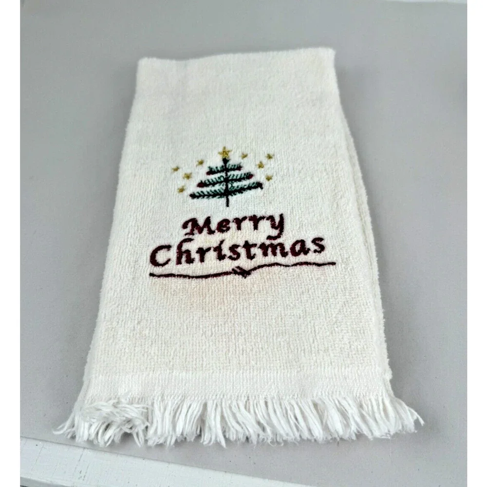 Christmas Towels 3 Hand Towels Merry Christmas Theme Season Bright Brand